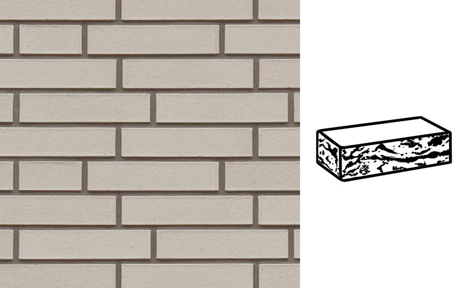 Кирпич клинкерный Muhr 36 Silbergrau nuanciert готик, 240*115*52 мм