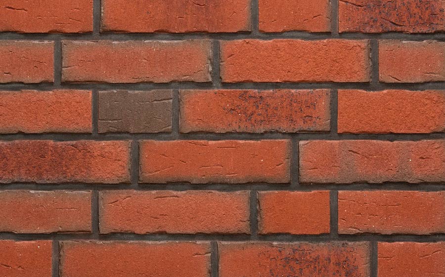 Клинкерная плитка под кирпич Feldhaus Klinker WFD 14 R698 sintra terracotta bario, 215*65*14 мм