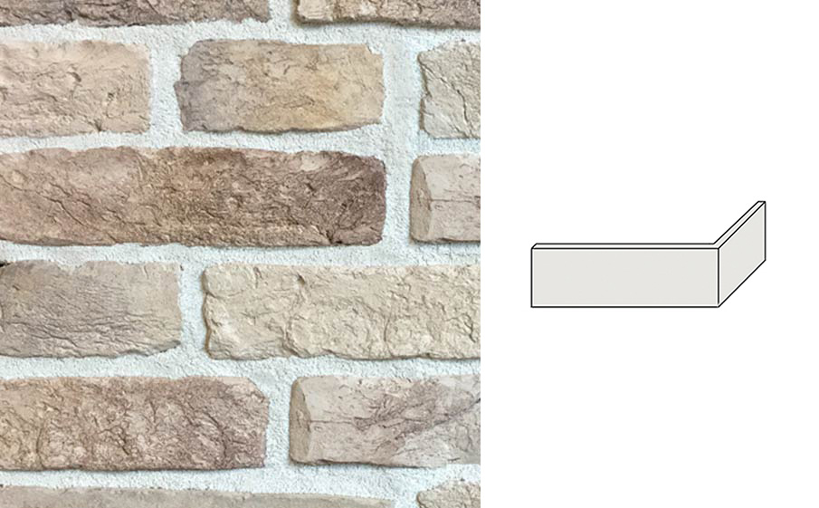 Угловой декоративный кирпич Redstone Царский кирпич CA-13/U 240*110*58 мм