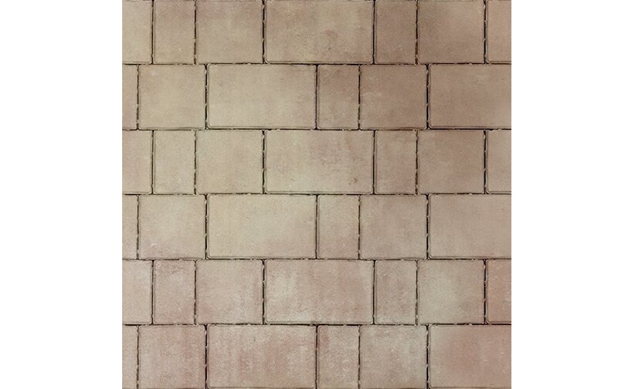 Плитка тротуарная SteinRus Новый город Б.7.Фсм.6, гладкая, ColorMix Оливин, толщина 60 мм