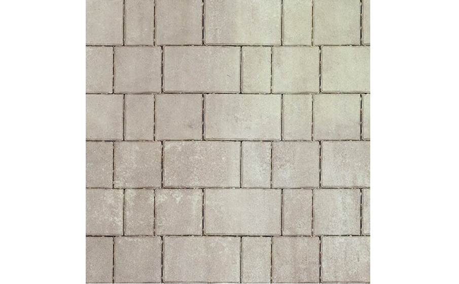Плитка тротуарная SteinRus New City Street В.8.Псм.8, гладкая, ColorMix Оливин, толщина 80 мм