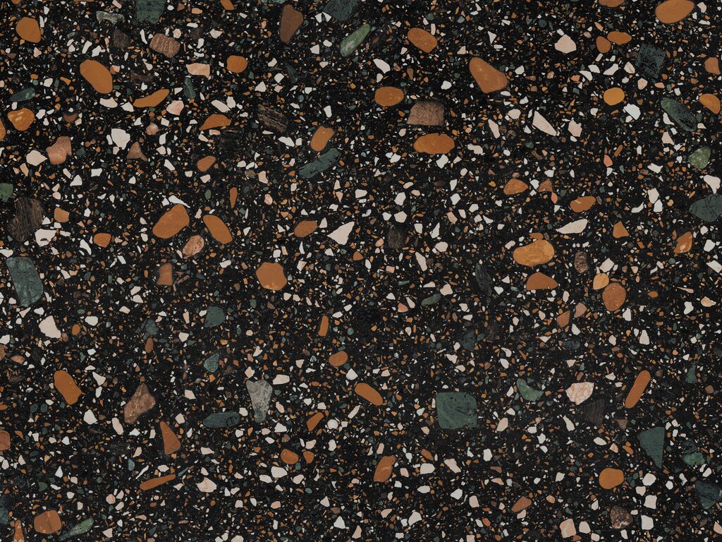 Керамогранит ENNFACE Terrazzo Black Matt, 1600*800*9 мм