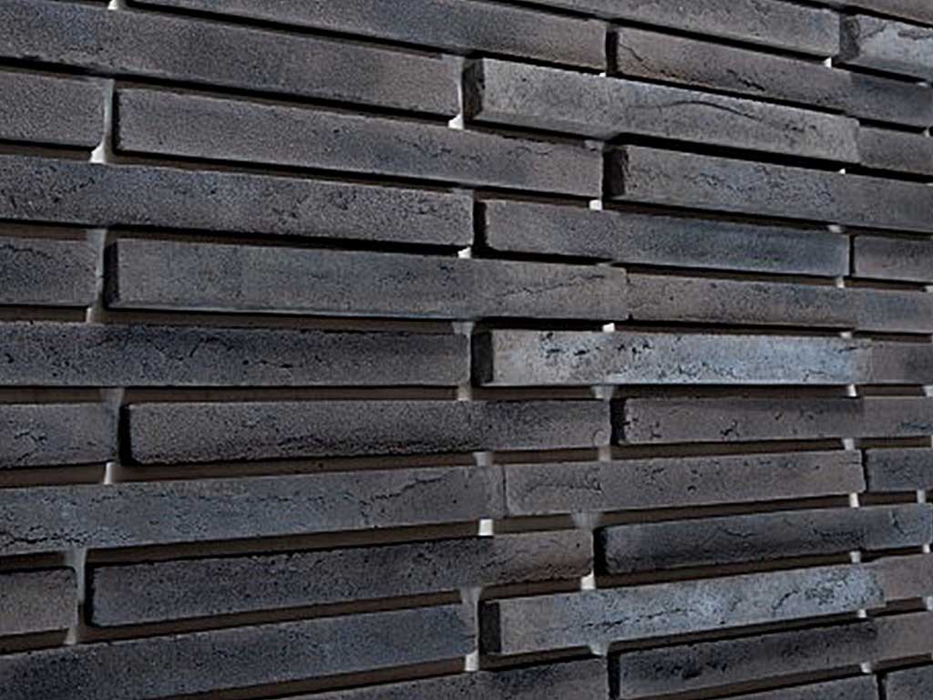 Декоративный камень ИНТЕРКАМ Ригельный кирпич 3D 62301 3D, 383*40*35 мм