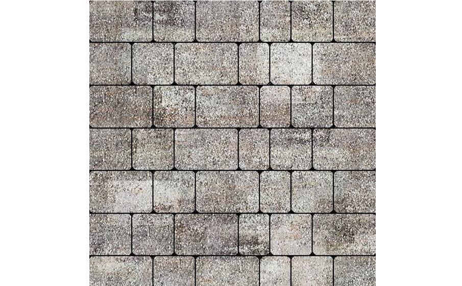 Плитка тротуарная SteinRus Инсбрук Альт А.1.Фсм.4, Old-age, ColorMix Берилл, толщина 40 мм