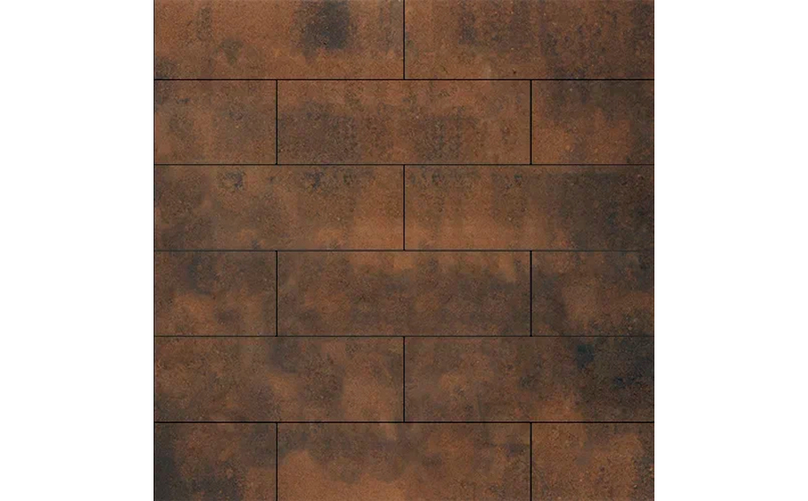 Плитка тротуарная SteinRus Гранада Б.7.П.8, гладкая, ColorMix Бомонт, 600*200*80 мм
