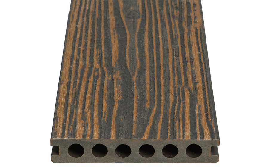 Террасная доска CM (CM Decking) Зебрано (Zebrano) Графит, 3000*138*23 мм