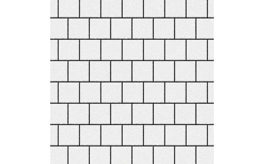 Плитка тротуарная SteinRus Армор В.2.К.8, Native, белый, 100*100*100 мм