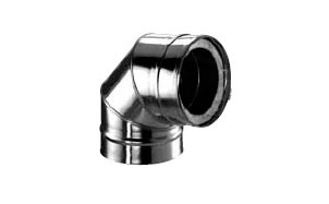 Отвод для дымохода Schiedel ICS 25 90 град., D 150/200 мм