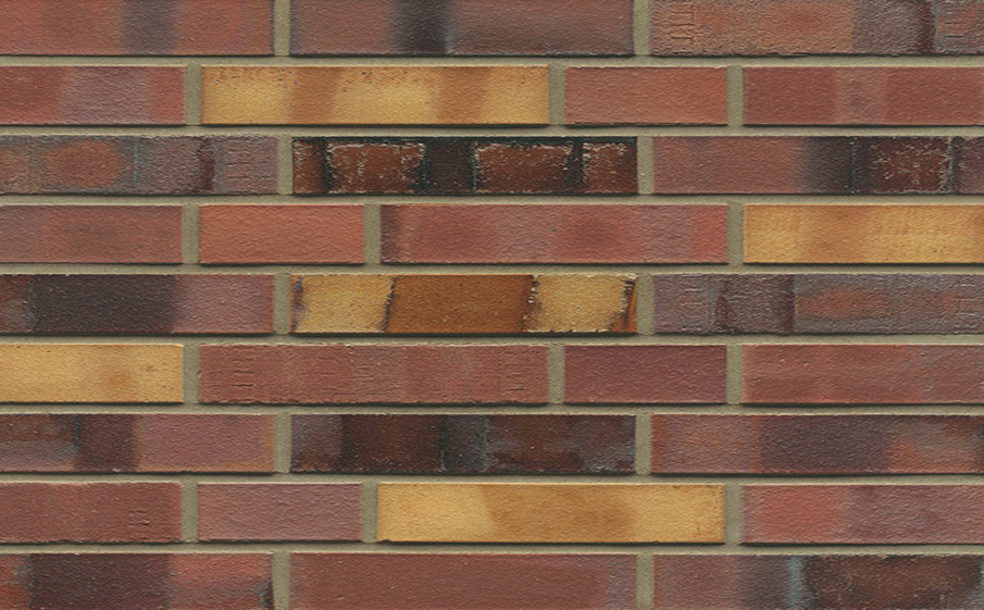Кирпич клинкерный Westerwaelder Klinker Nr 21SF Gelbbraunrot Spezial, 240*90*40 мм