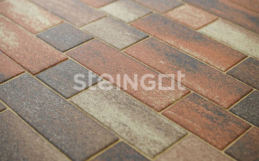 Плитка тротуарная Steingot Колормикс, Маринталь, Железный камень (Stein Ferro), комплект 4 шт, толщина 60 мм