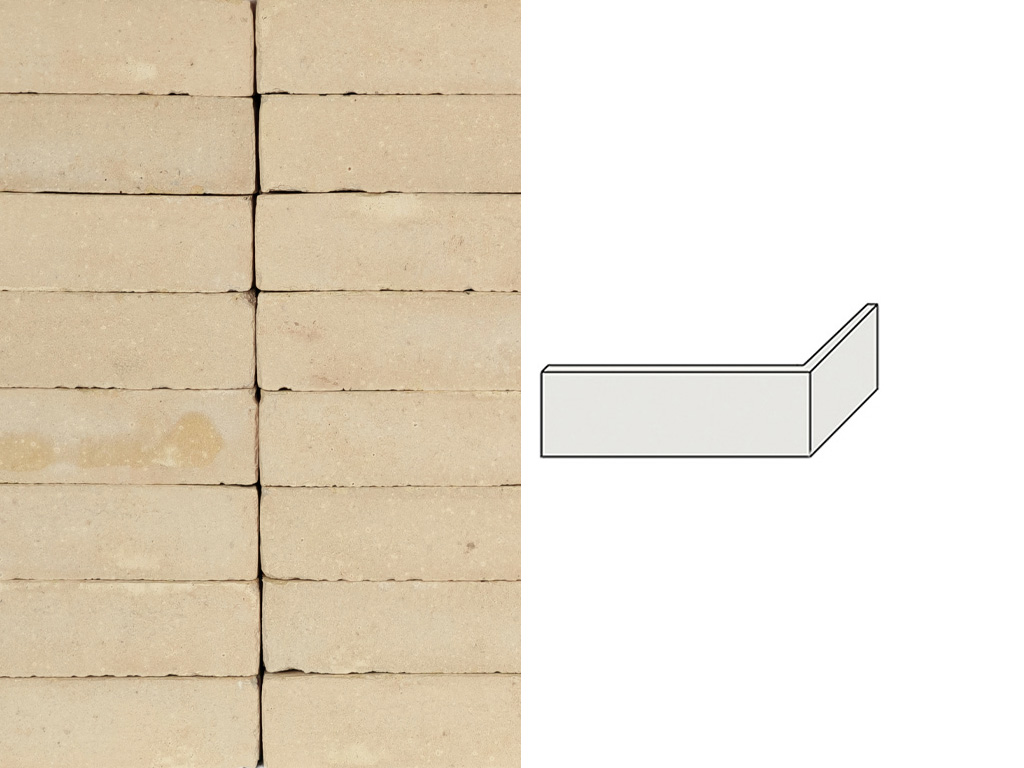 Облицовочный кирпич керамический S.Anselmo угловой GB, Standard, 250/120*60*55 мм