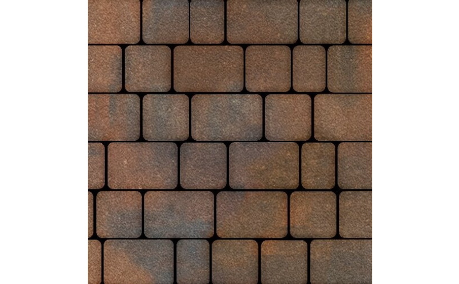 Плитка тротуарная SteinRus Инсбрук Альт Б.1.Фсм.6, Native, ColorMix Штайнрус, толщина 60 мм