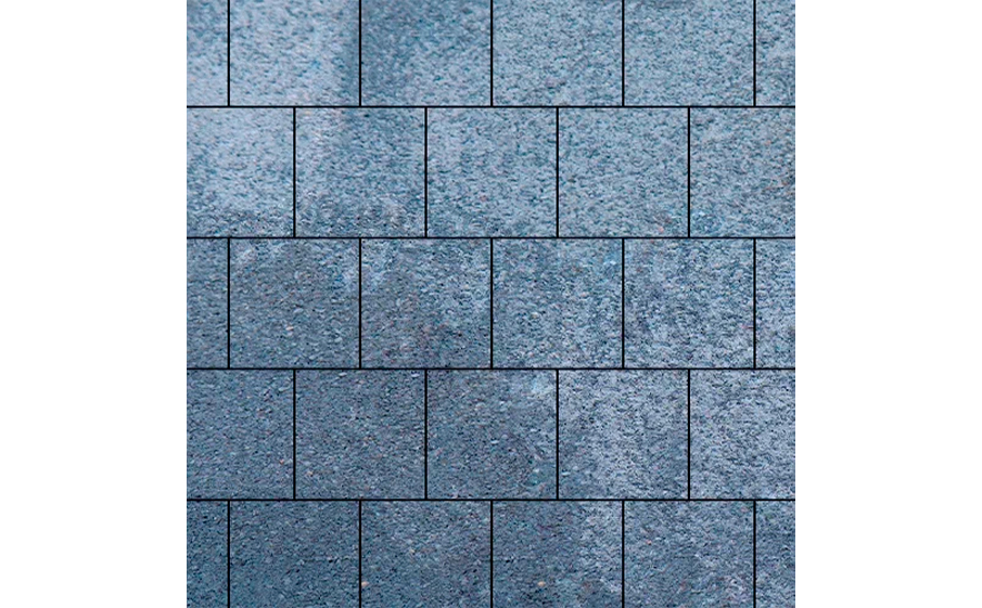Плитка тротуарная SteinRus Валенсия Б.3.К.8, Backwash, Байкал, 300*300*80 мм