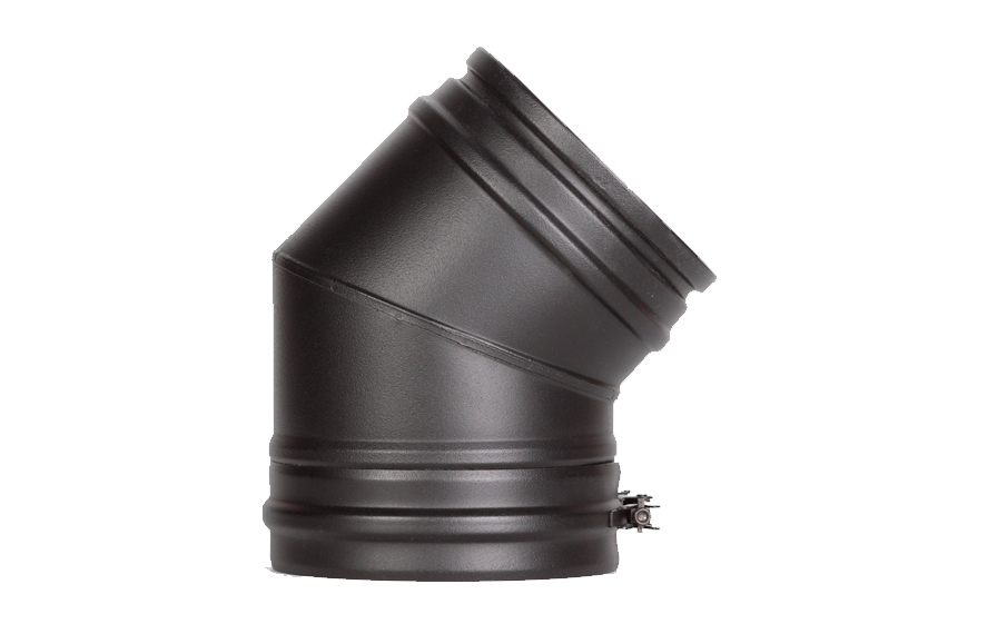 Отвод Schiedel PERMETER 50 30 град. черный, D 350/450 мм