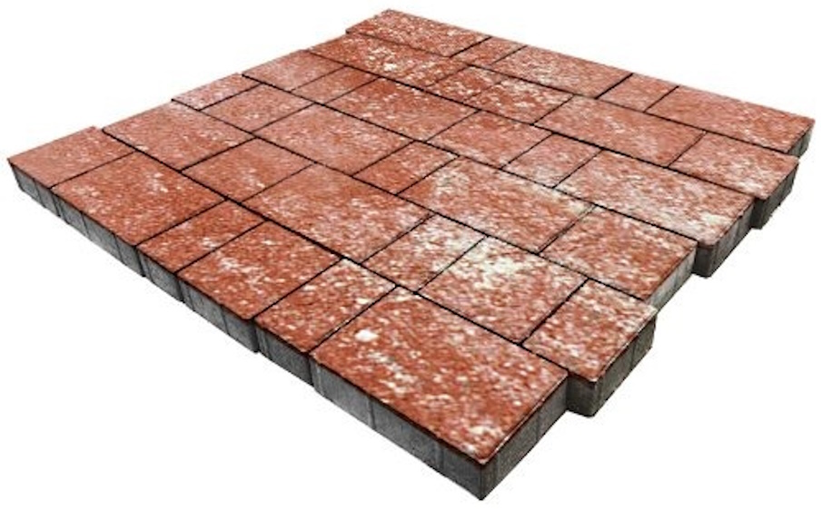 Плитка тротуарная SteinRus Новый город Б.7.Фсм.6, гладкая, ColorMix Порто, толщина 60 мм