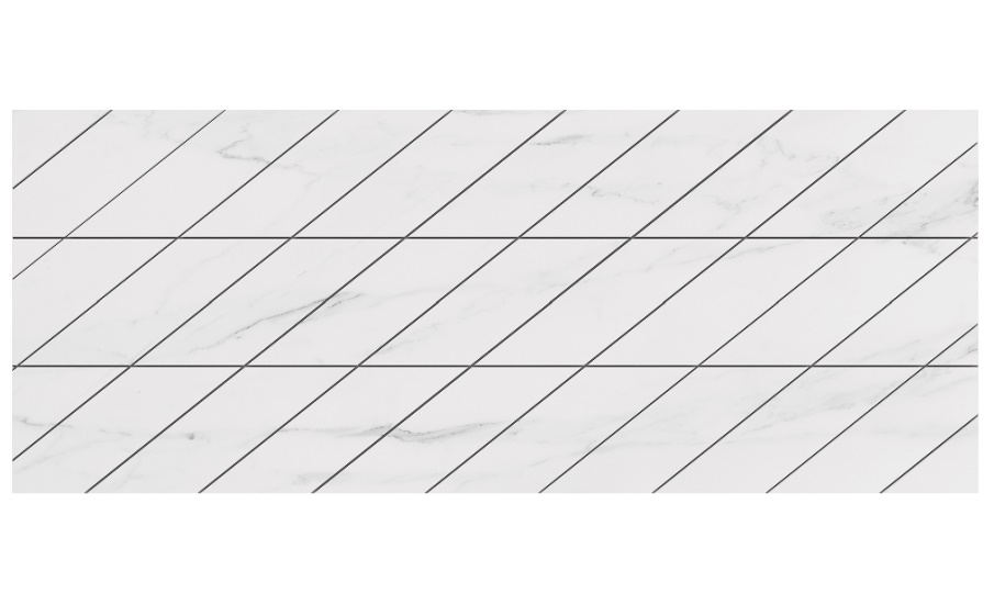 Фальшмозаика Corner Ametis Supreme SM01, полированный, левый, 600*300*10 мм