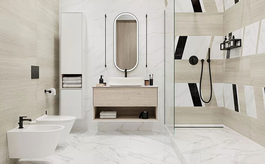 Керамогранит KERAMA MARAZZI Монте Тиберио бежевый лаппатированный обрезной, 2385*1195*9 мм