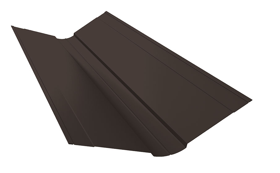 Планка ендовы верхней фигурной 150*150 мм Grand Line Satin Matt RR 32, 3 м