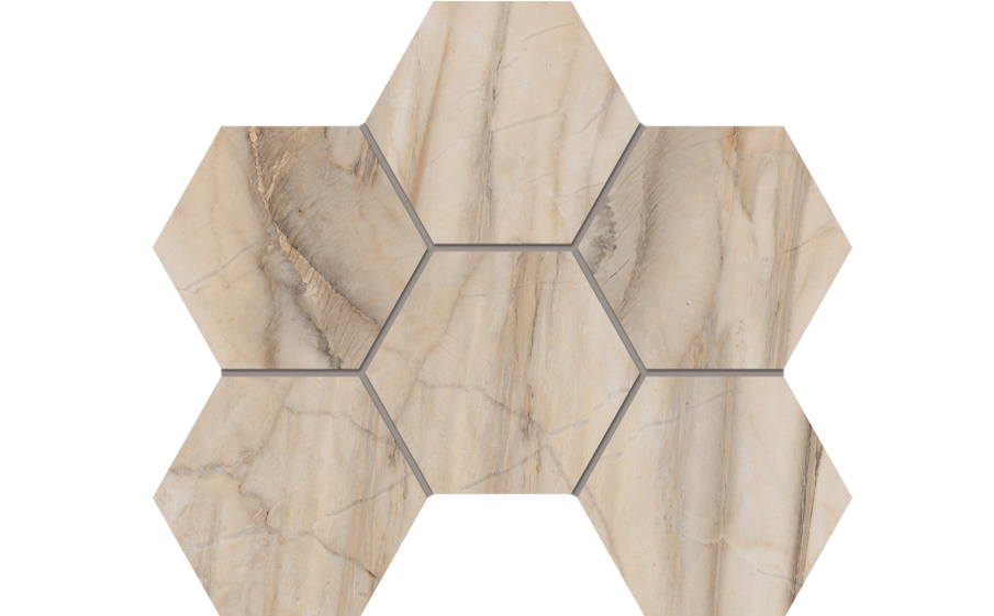 Мозаика Гексагон/Hexagon Estima Бернини/Bernini BR01 неполированный