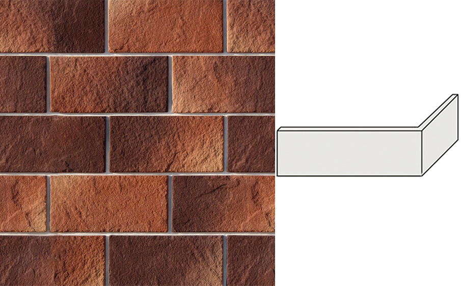 Облицовочный камень White Hills Ленстер угловой элемент цвет 530-45