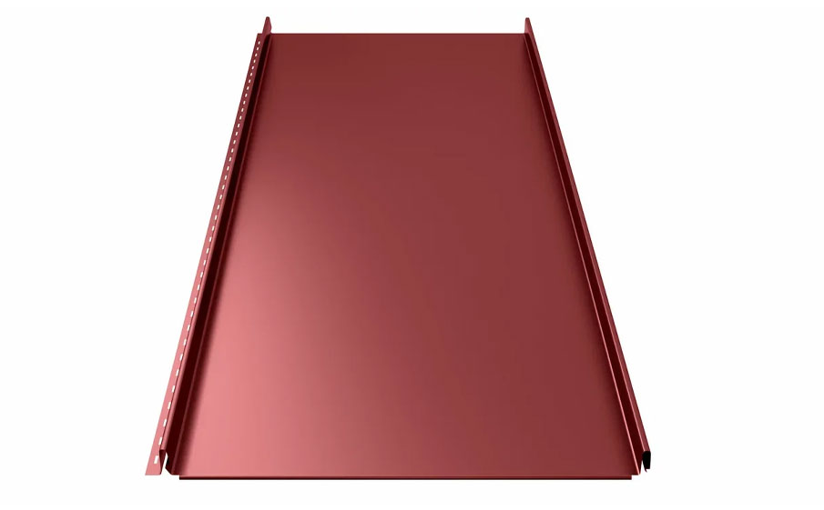 Фальцевая кровля Ruukki Classic вишневый RR29