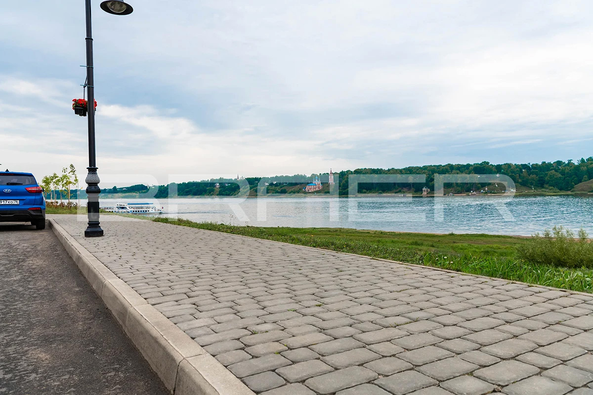 Плитка тротуарная BRAER Ривьера серый, 132*60 мм
