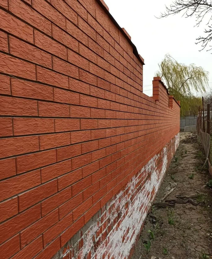 Кирпич облицовочный Вышневолоцкая керамика Красный лава, 250*120*65 мм