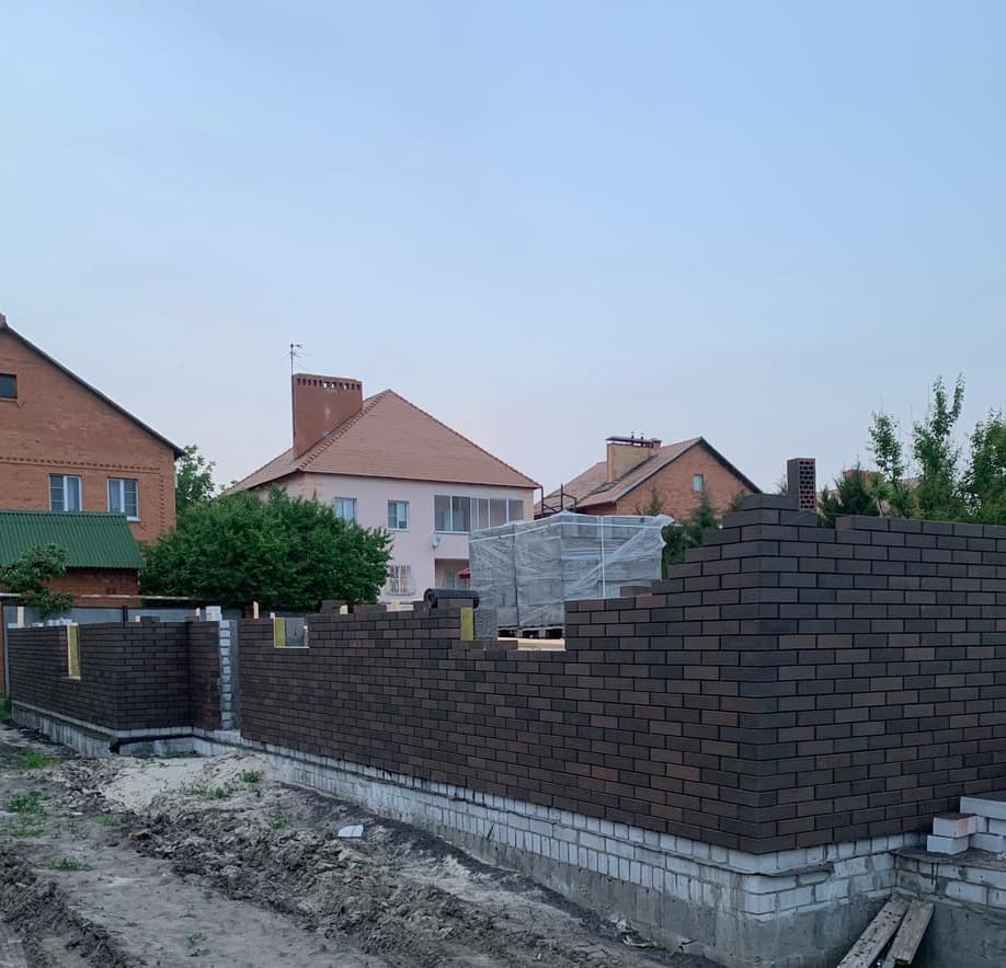 Кирпич облицовочный Вышневолоцкая керамика Графит гладкий, 250*120*65 мм