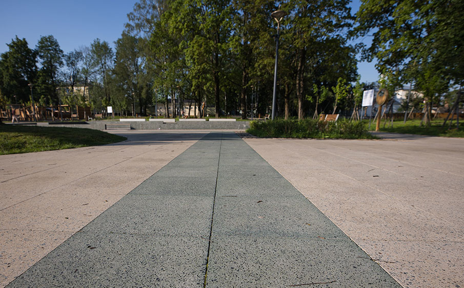 Плитка тротуарная Готика Granite FINERRO, Квадрат Б.5.К.8, Порфир 500*500*80 мм