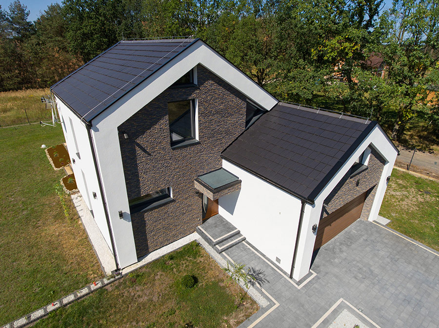 Керамическая черепица рядовая Koramic Orea 9 grey engobe
