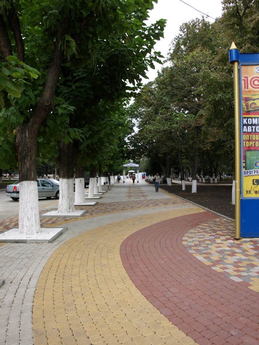 Плитка тротуарная Классико Б.1.КО.6 гладкий красный