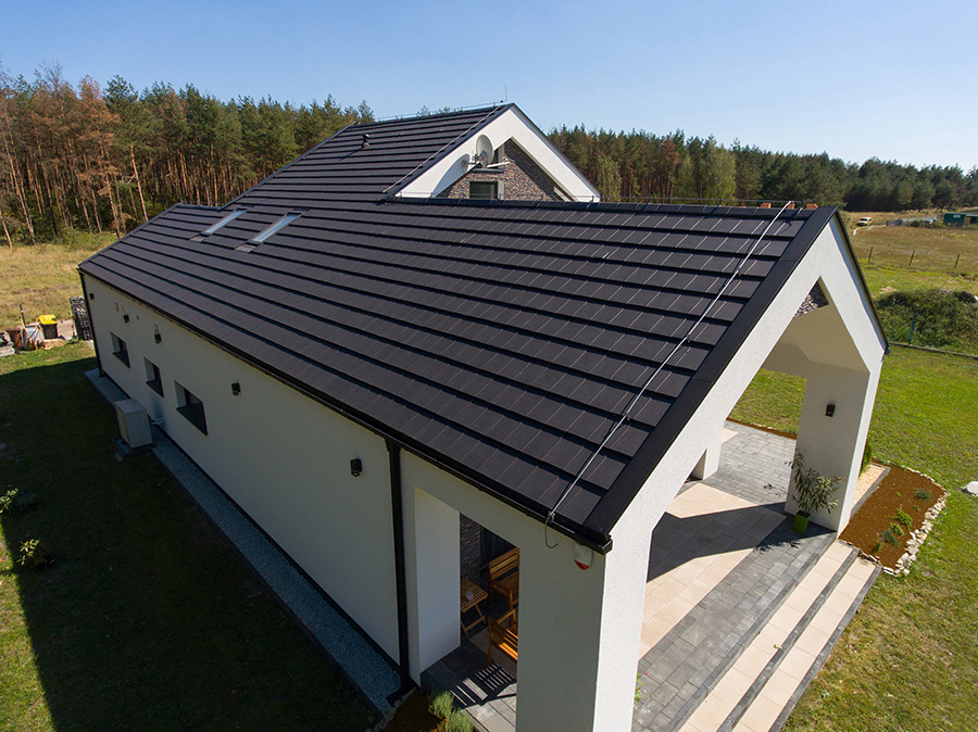 Керамическая черепица рядовая Koramic Orea 9 grey engobe