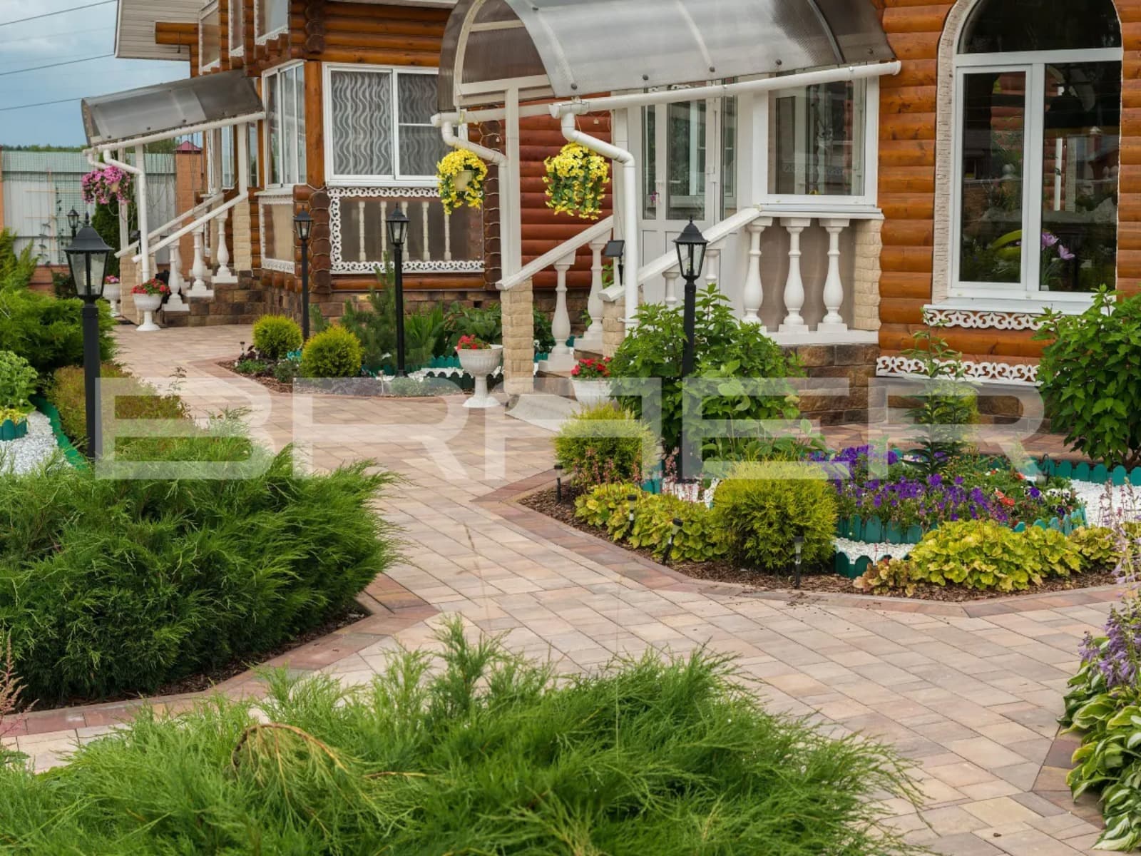 Плитка тротуарная BRAER Старый город Ландхаус Color Mix Прайд, толщина 60 мм