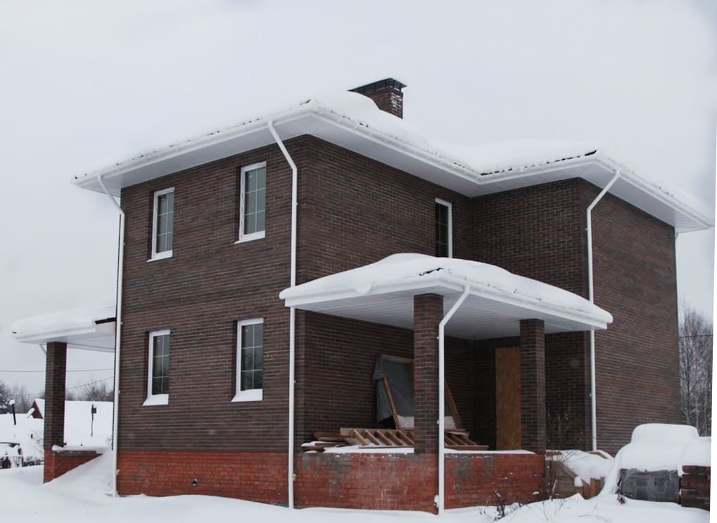 Кирпич облицовочный Вышневолоцкая керамика Графит антика, 250*120*65 мм