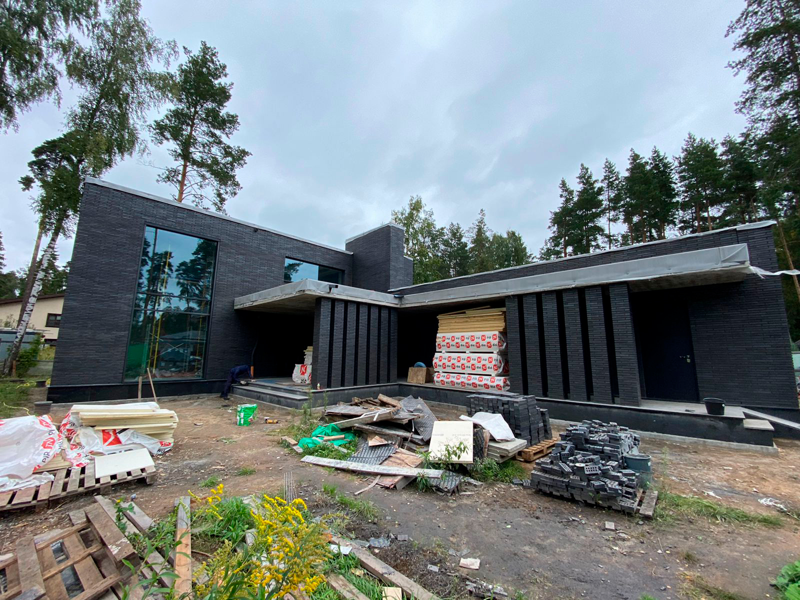 Кирпич клинкерный Muhr 15 Schwarz-bunt Edelglanz гладкий, 290*90*40 мм