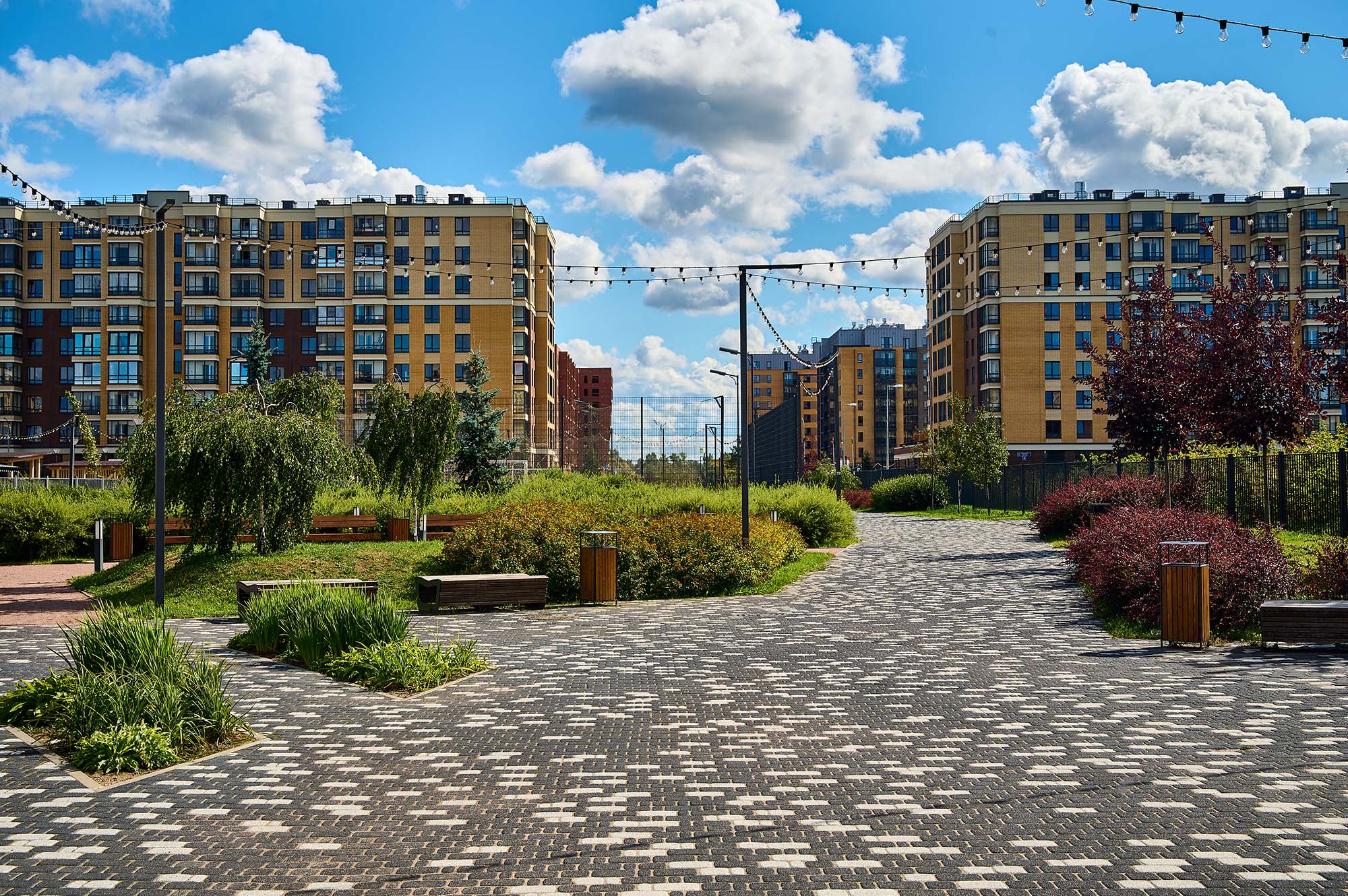 Плитка тротуарная Квадрат Б.1.К.8 стандарт гладкий серый, 300*300*80 мм