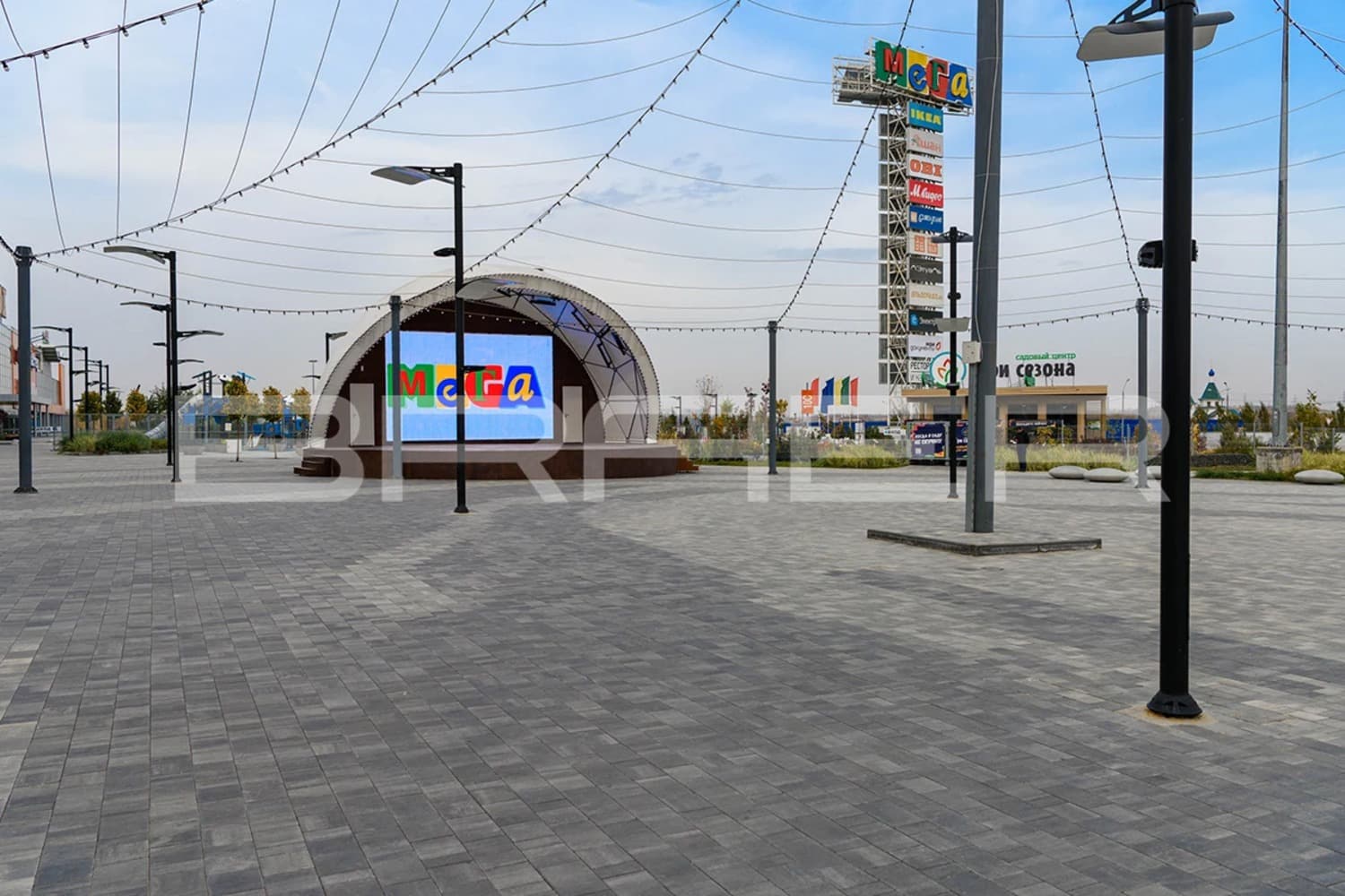 Плитка тротуарная BRAER Старый город Ландхаус Color Mix Туман, толщина 60 мм