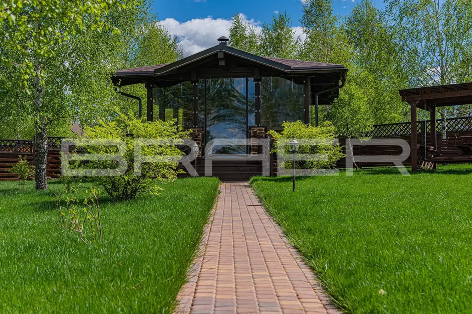 Плитка тротуарная BRAER Классико круговая Color Mix Мальва, 73*110*115*60 мм