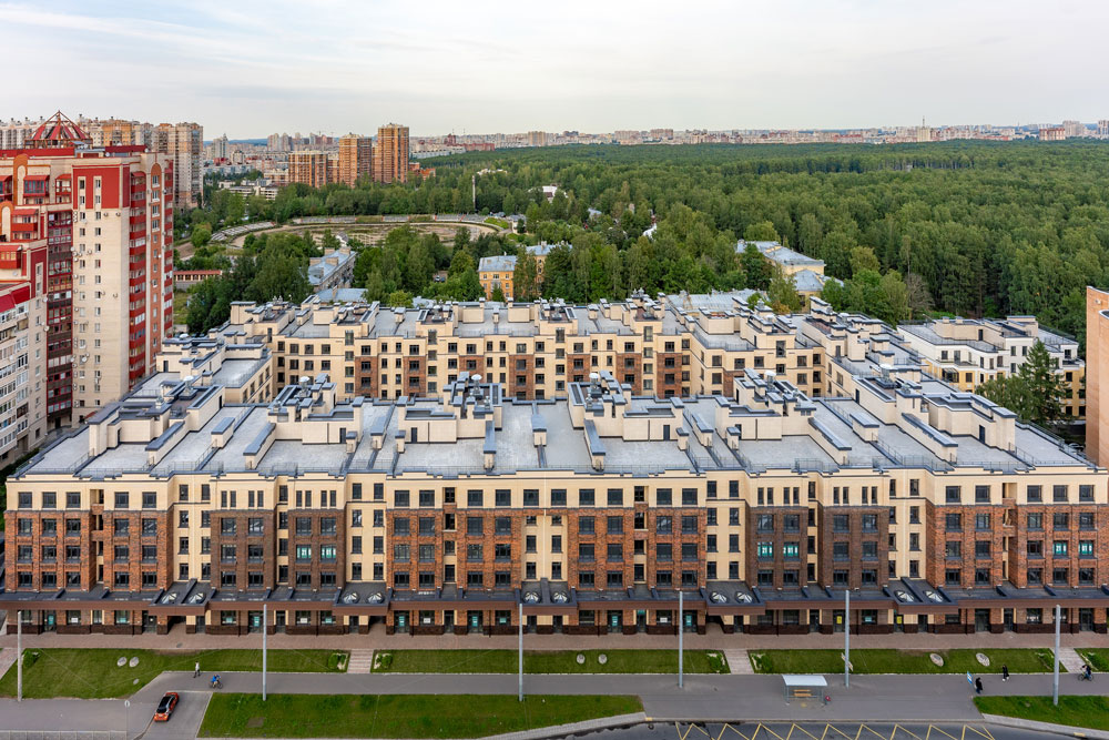 Плитка тротуарная Старый город Б.1.Фсм.8 листопад гранит арабская ночь, комплект 3 шт, толщина 80 мм