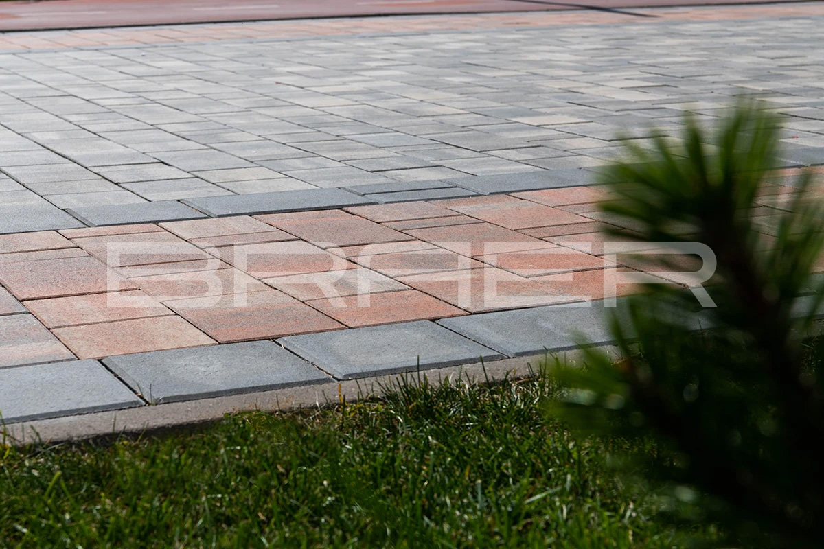 Плитка тротуарная BRAER Старый город Ландхаус Color Mix Койот, толщина 60 мм