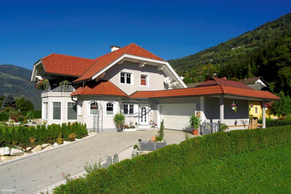 Керамическая черепица рядовая TONDACH Sulm red engobe