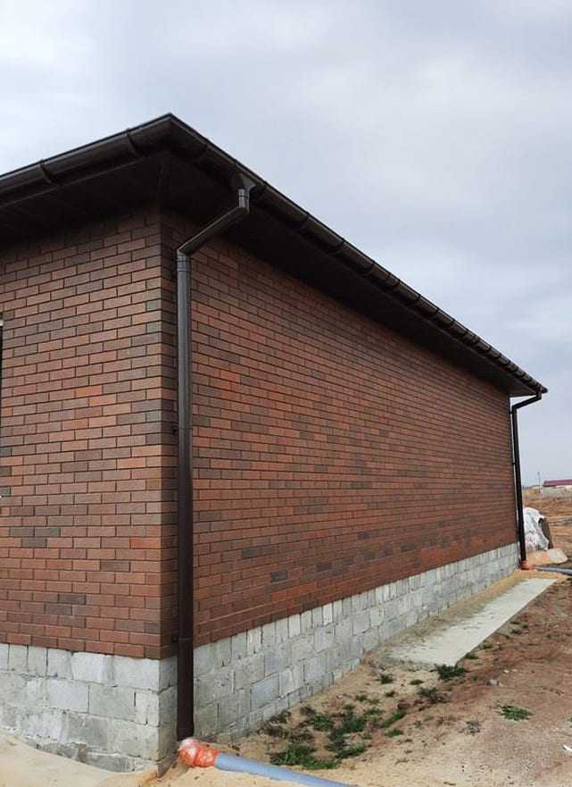 Кирпич облицовочный Вышневолоцкая керамика Графит лава, 250*120*65 мм