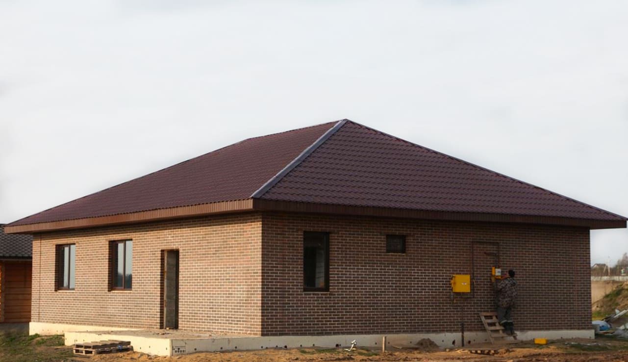 Кирпич облицовочный Вышневолоцкая керамика Графит лава, 250*120*65 мм