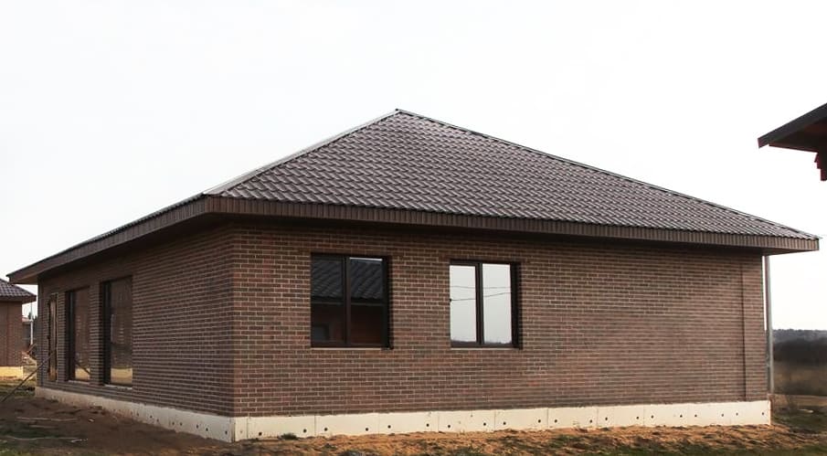 Кирпич облицовочный Вышневолоцкая керамика Графит лава, 250*120*65 мм