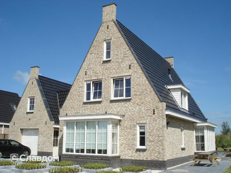 Частный дом с облицовкой кирпичом Terca Oud Damme