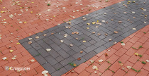 Площадь с применением брусчатки Penter Baltic Klinker Pavers Classic и Braun