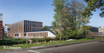 Drietar College с облицовкой кирпичом Terca Ortega Falls