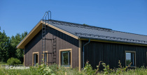 Частный дом с использованием кликфальца ARMO Rooftop Matte RAL 7024