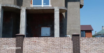 Забор с использованием кирпича RIGHTBRICK Виллем