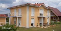Коттедж с применением керамической черепицы Koramic Karthago 14 Tuskany Antique
